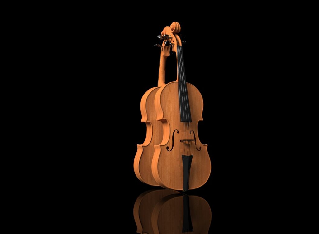 fiddle, violin on black background, music-3868971.jpg